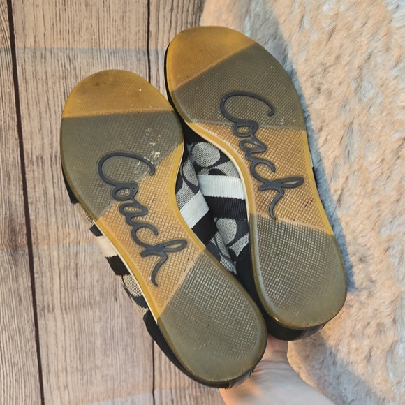 Coach Grey/Black Sneakers, Women's Size 7M, Great Condition - Picture 9 of 10